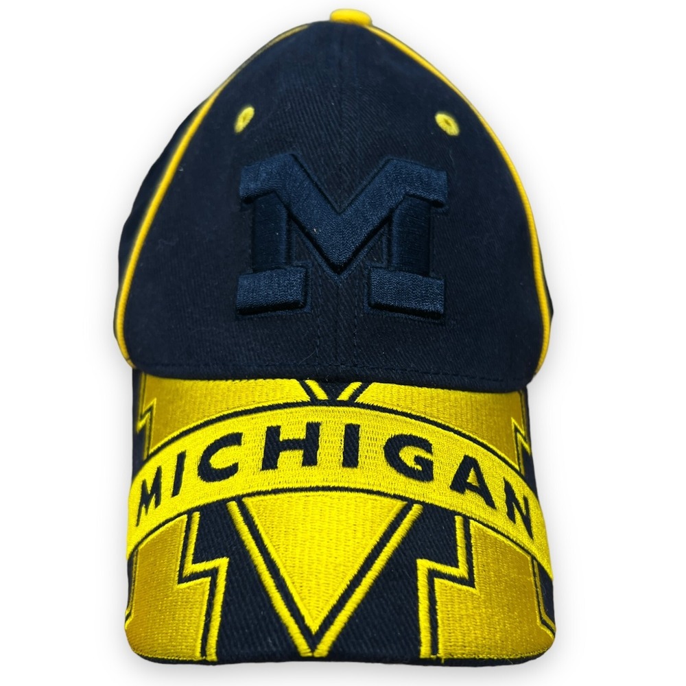 Michigan Hat Strapback‎ Drew Pearson Signature Series ESPN Game Day Wolverines